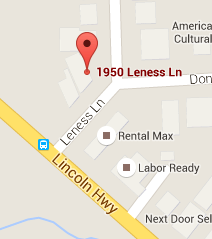 Map of 1950 Leness Lane, Illinois, area